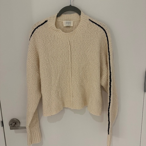 DISSH Dakota Cream Boucle Crop Jumper, XS - Picture 1 of 6